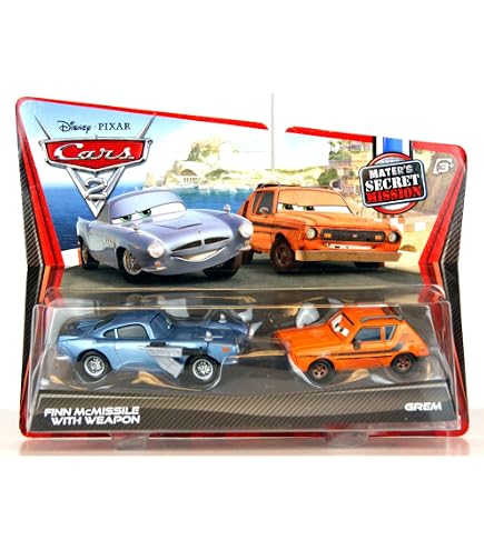 Amazon.com: Disney-Pixar CARS 2 Movie - 1:55 Die Cast Car 2 Pack